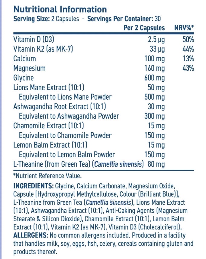 Sleep Support Capsules (60 Capsules)